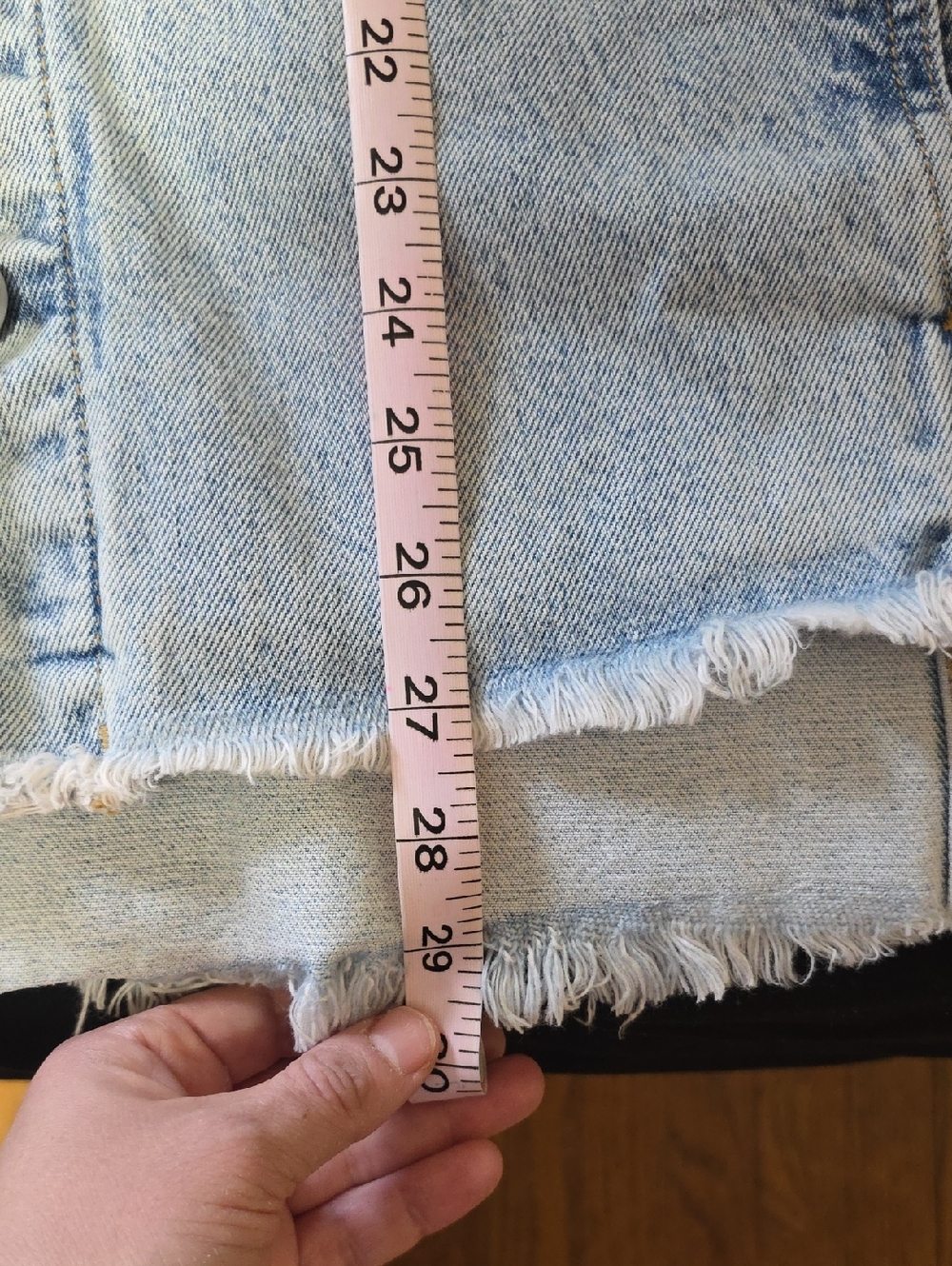 AllSaints Light Wash Denim Jean Jacket - Picture 11 of 12